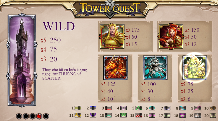 wild thang cuoc Tower Quest