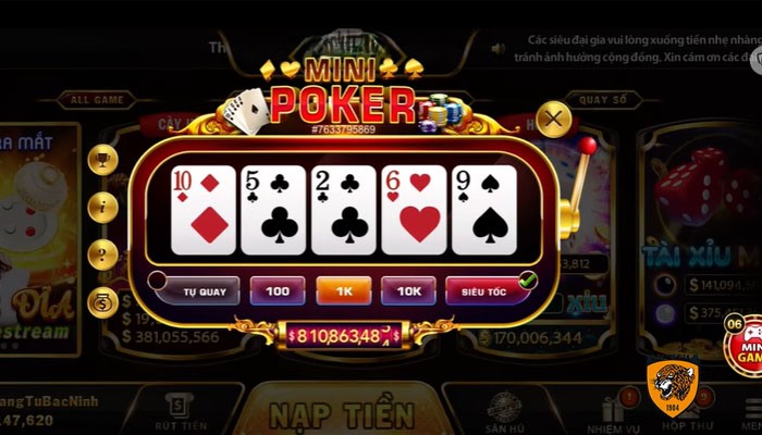 Lưu Ý Khi Chơi Mini Poker Tại Yo88